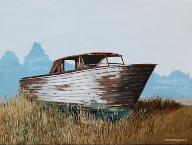 High and Dry - Acrylic on canvas - 18” x 24”