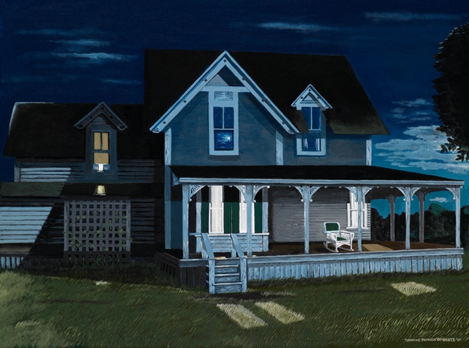 House on the Bluff - Acrylic on canvas- 18” x 24”