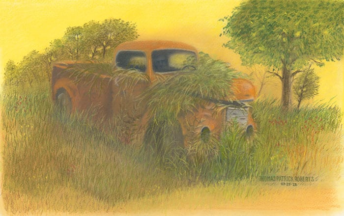 The Ghost - Pastel - 12” x 19”
